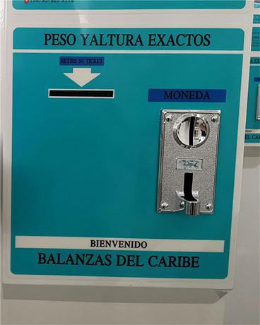 投币式身高體重機