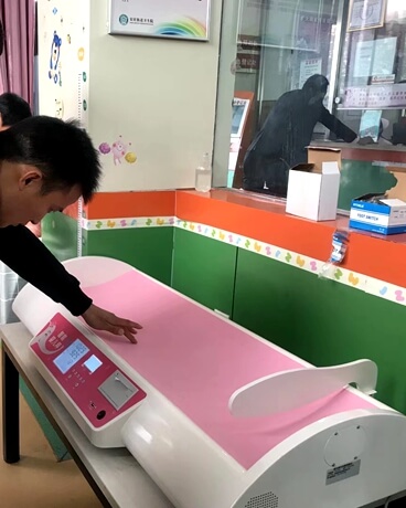 醫用卧式超聲波嬰兒身高體重秤